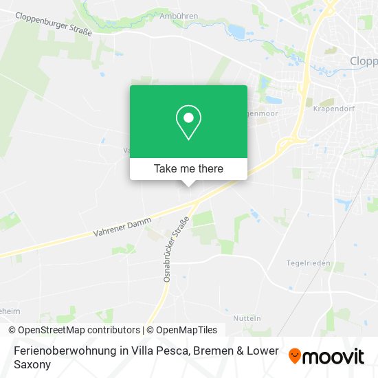 Ferienoberwohnung in Villa Pesca map
