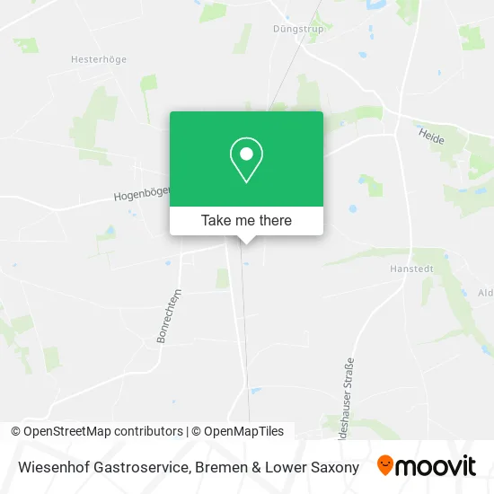 Wiesenhof Gastroservice map