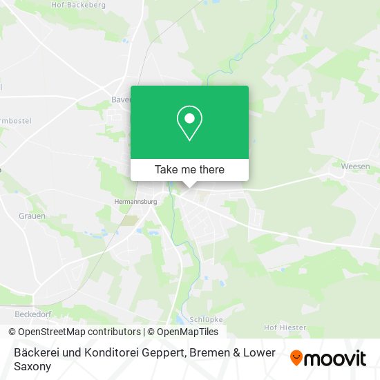 Bäckerei und Konditorei Geppert map