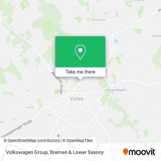 Volkswagen Group map