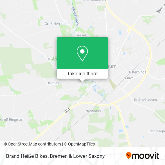 Brand Heiße Bikes map