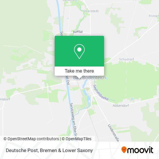 Deutsche Post map