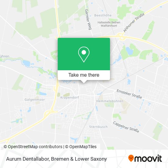 Aurum Dentallabor map