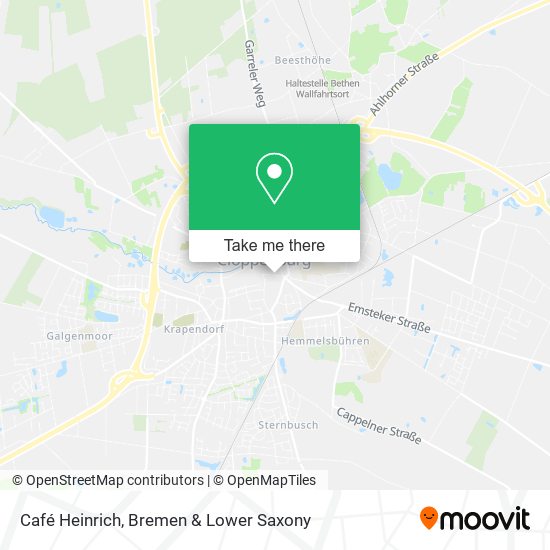 Café Heinrich map