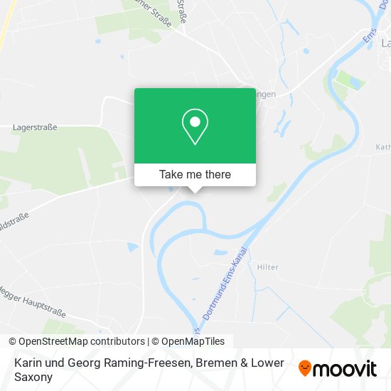 Karin und Georg Raming-Freesen map