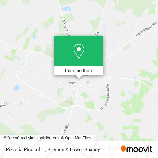 Pizzeria Pinocchio map