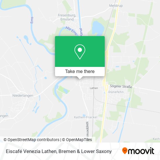 Eiscafé Venezia Lathen map