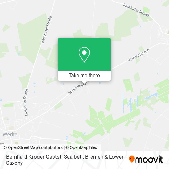 Bernhard Kröger Gastst. Saalbetr map