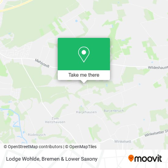 Lodge Wohlde map