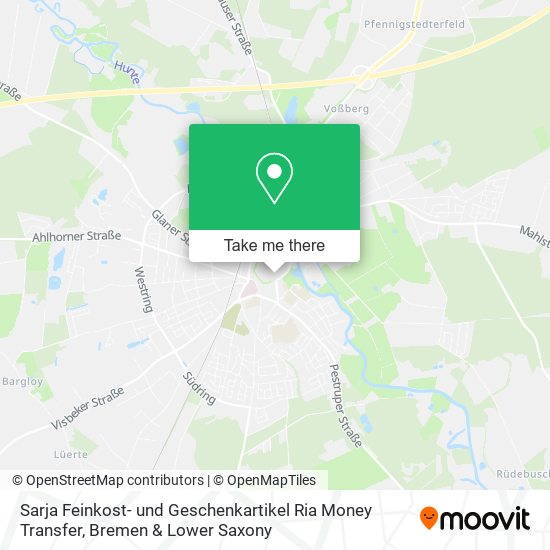 Sarja Feinkost- und Geschenkartikel Ria Money Transfer map
