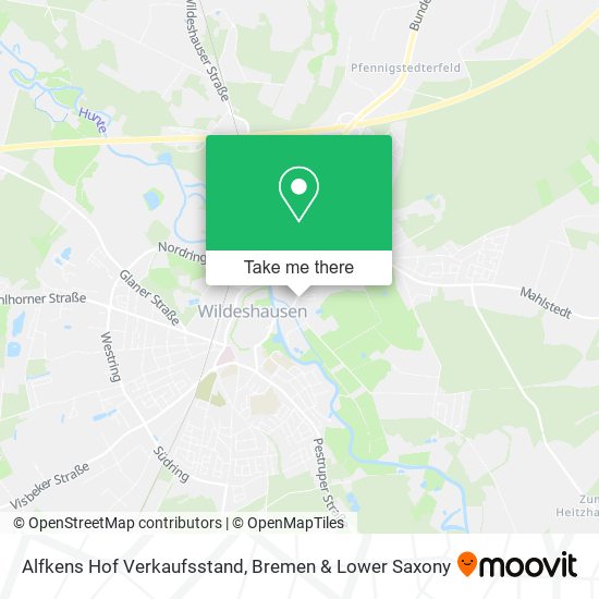 Alfkens Hof Verkaufsstand map
