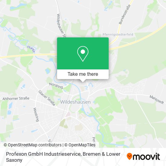 Profexon GmbH Industrieservice map