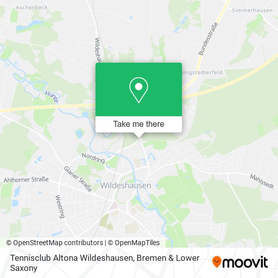 Tennisclub Altona Wildeshausen map