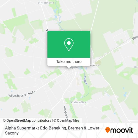 Alpha Supermarkt Edo Beneking map