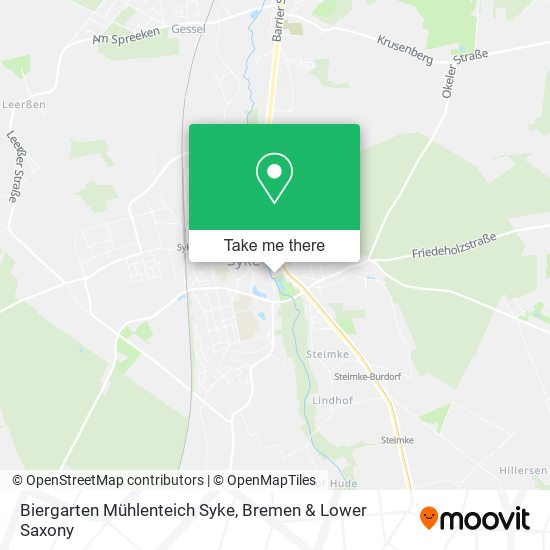 Biergarten Mühlenteich Syke map