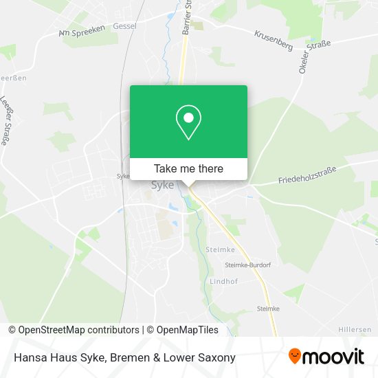 Hansa Haus Syke map