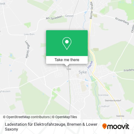Ladestation für Elektrofahrzeuge map