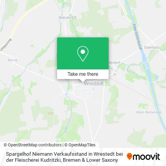 Spargelhof Niemann Verkaufsstand in Wrestedt bei der Fleischerei Kudritzki map