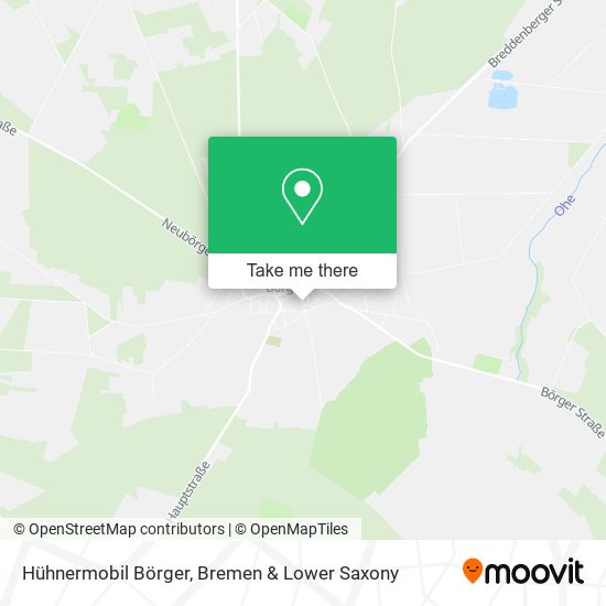 Hühnermobil Börger map