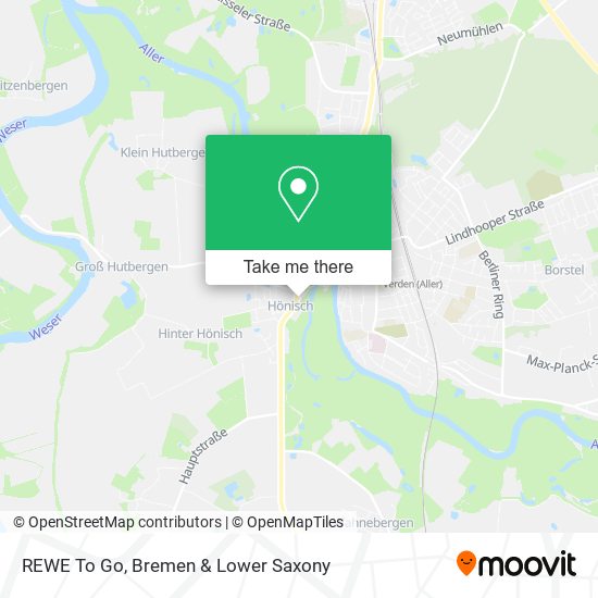 REWE To Go map