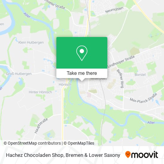 Hachez Chocoladen Shop map