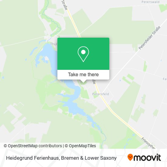 Heidegrund Ferienhaus map