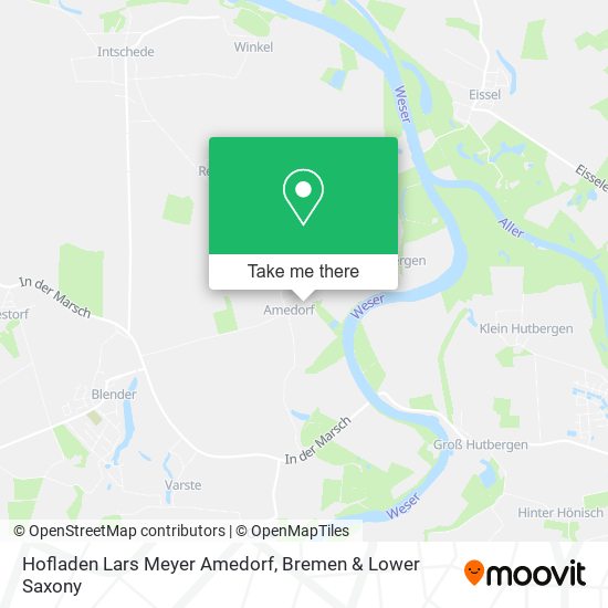 Hofladen Lars Meyer Amedorf map
