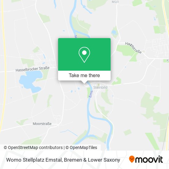 Womo Stellplatz Emstal map