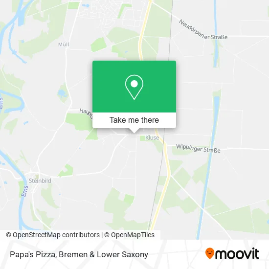 Карта Papa's Pizza