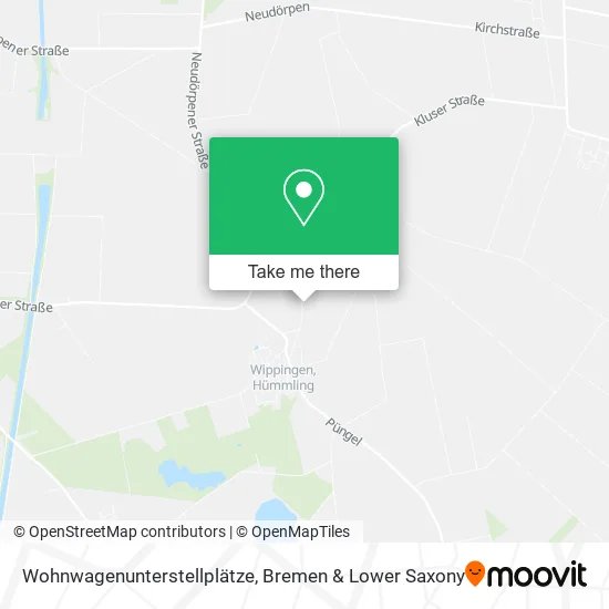 Карта Wohnwagenunterstellplätze
