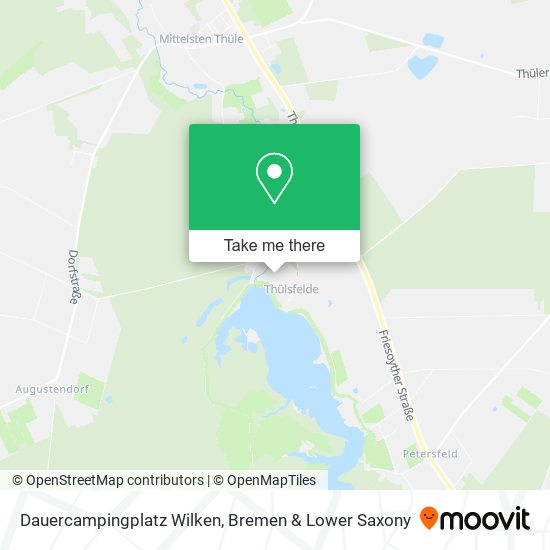 Dauercampingplatz Wilken map
