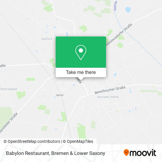 Babylon Restaurant map