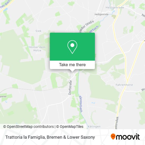 Trattoria la Famiglia map