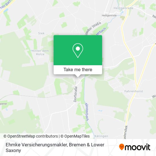 Ehmke Versicherungsmakler map