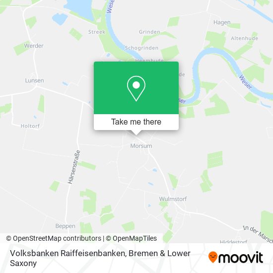 Volksbanken Raiffeisenbanken map