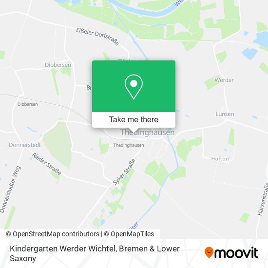 Kindergarten Werder Wichtel map