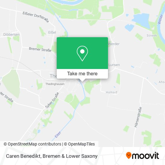 Caren Benedikt map