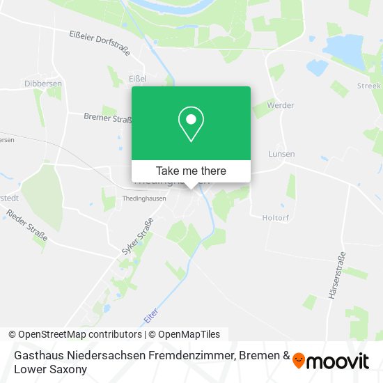 Gasthaus Niedersachsen Fremdenzimmer map