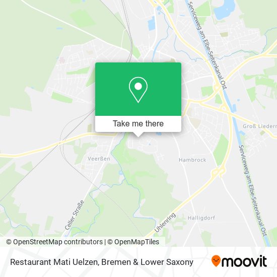 Restaurant Mati Uelzen map