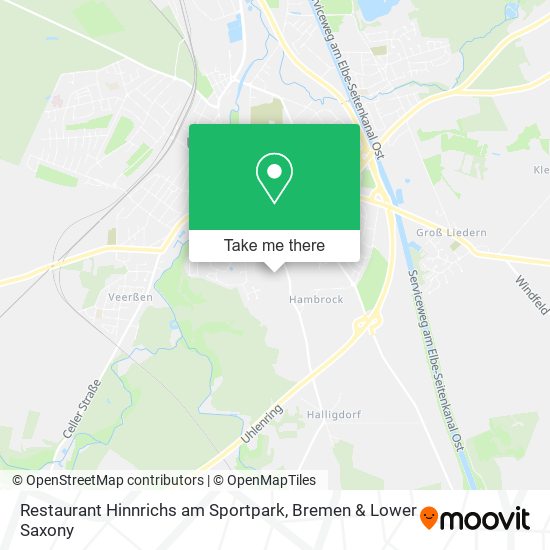 Restaurant Hinnrichs am Sportpark map
