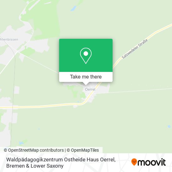 Waldpädagogikzentrum Ostheide Haus Oerrel map