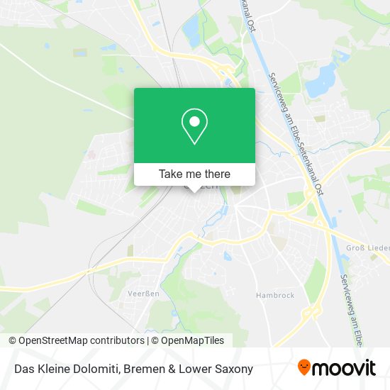 Das Kleine Dolomiti map