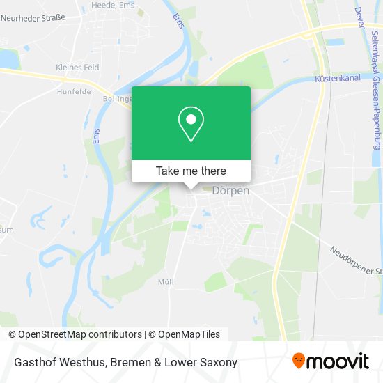 Gasthof Westhus map
