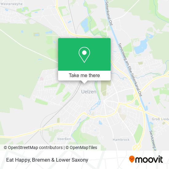 Eat Happy map