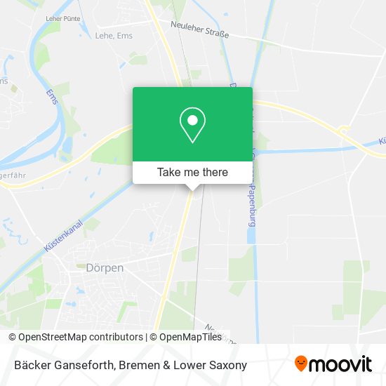 Bäcker Ganseforth map