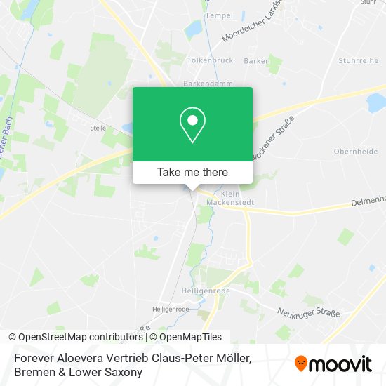 Forever Aloevera Vertrieb Claus-Peter Möller map