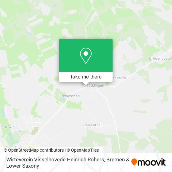 Wirteverein Visselhövede Heinrich Röhers map