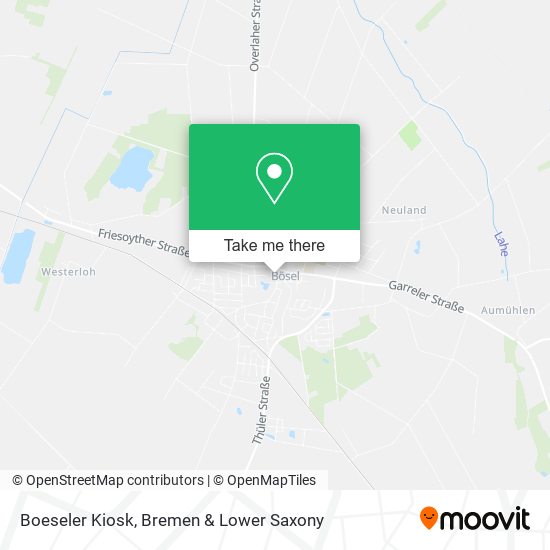 Boeseler Kiosk map