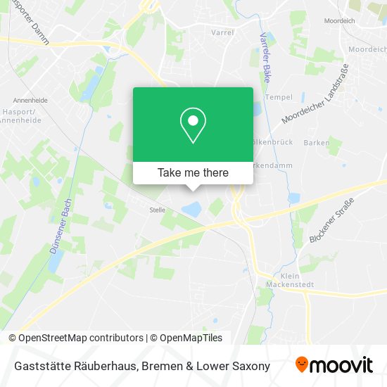 Gaststätte Räuberhaus map