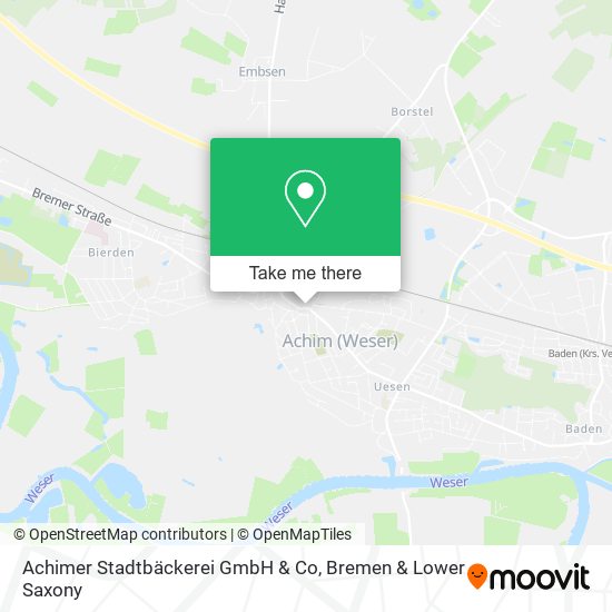 Achimer Stadtbäckerei GmbH & Co map